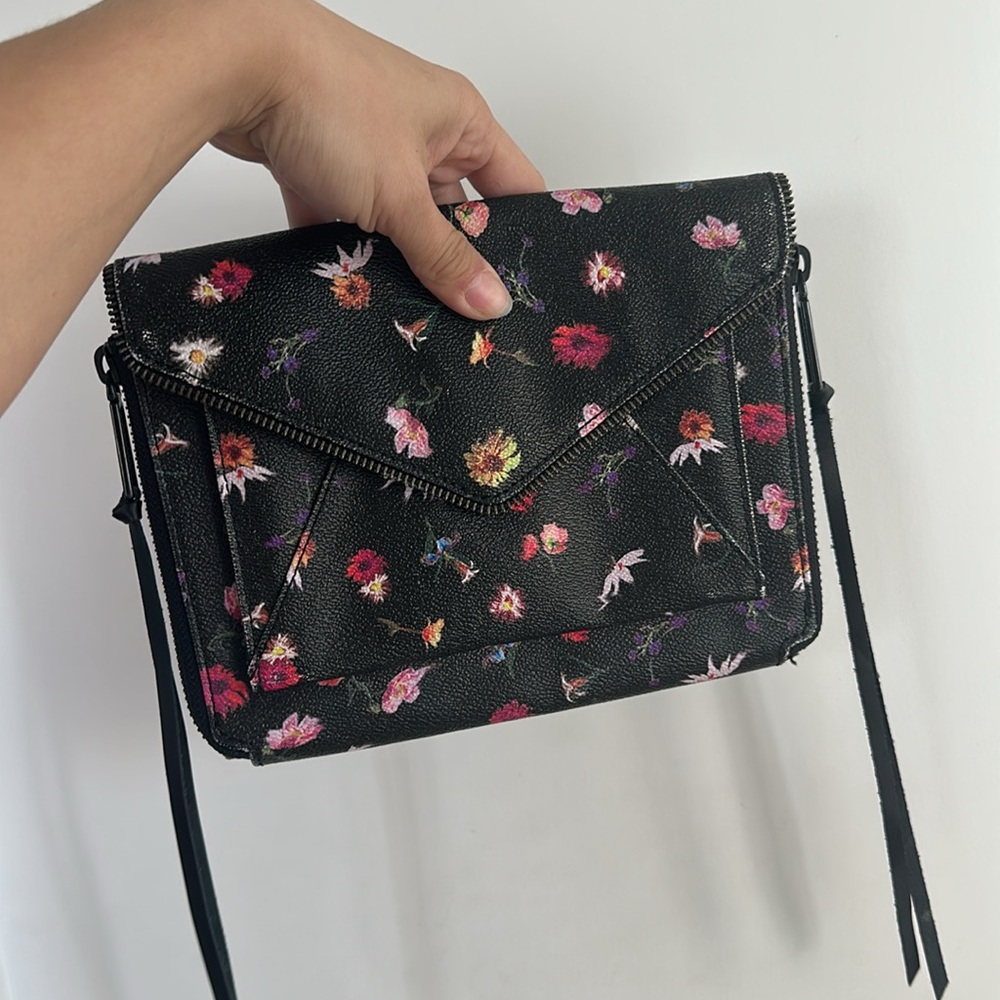 Rebecca Minkoff Marlowe Floral Mini Crossbody Bag - Picture 7 of 7